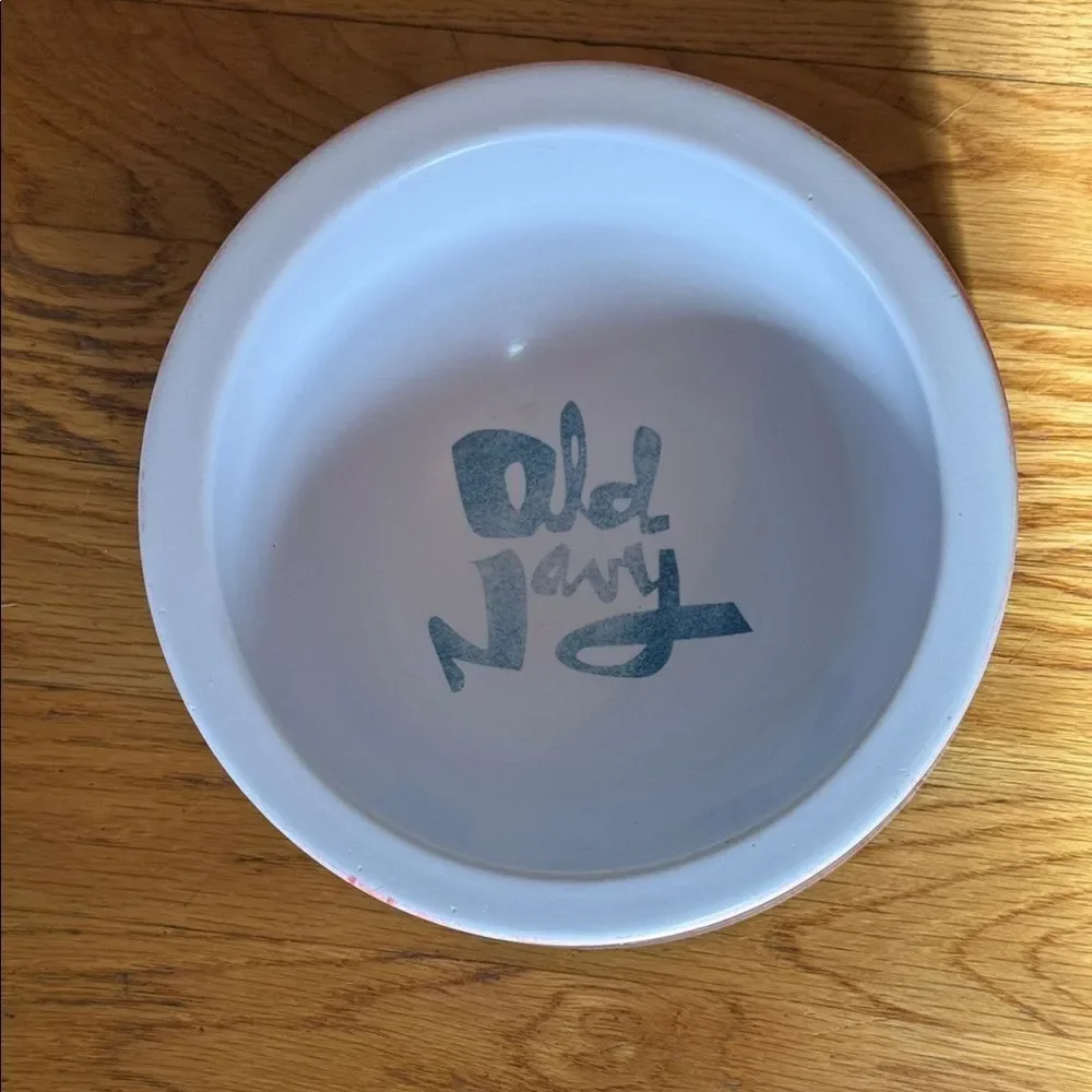Old Navy Striped Dog Bowl! - Picture 2 of 5